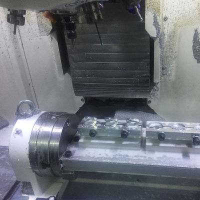 سبائك الألومنيوم 6061 T6 أجزاء التصنيع باستخدام الحاسب الآلي مع الانتهاء من تلميع السطح الرملي