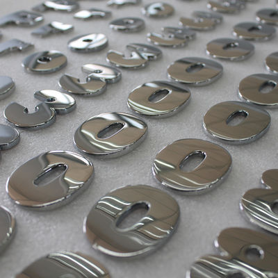 عالية الدقة سريعة CNC النماذج الأولية عالية اللمعان طلاء الكروم الانتهاء من السطح